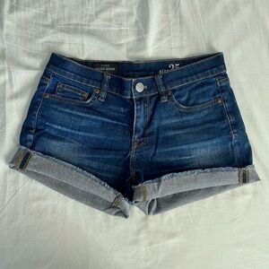 J Crew Indigo Denim Shorts